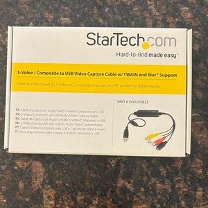 S-Video/Composite to USB Video Capture Cable - Black and Yellow